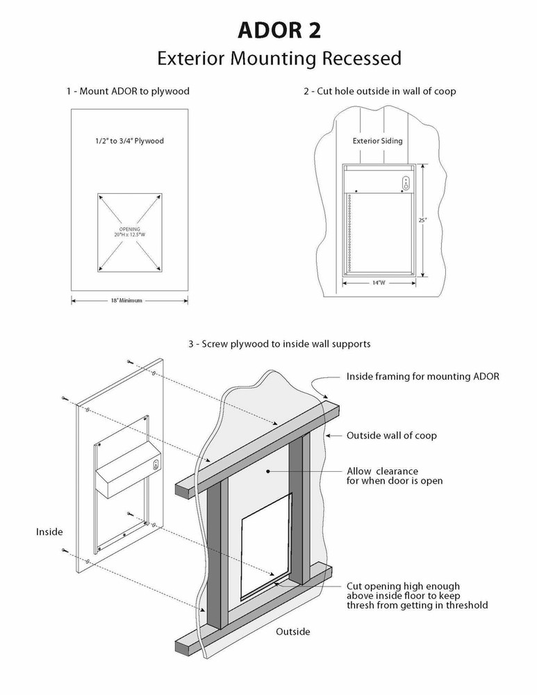 Automatic Turkey Door - ADOR2