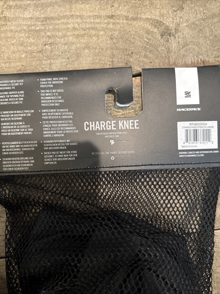 Raceface Charge Knee Pads Size Large
