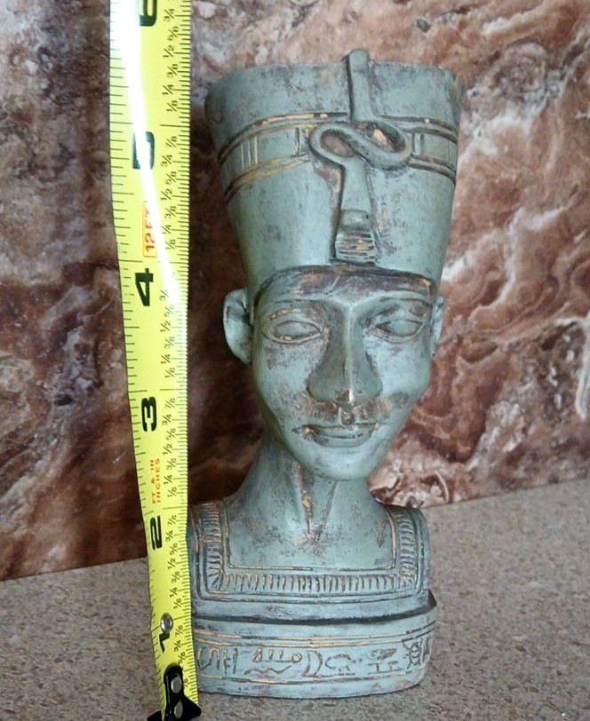 Queen Nefertiti Bust Figurine 5.5"H