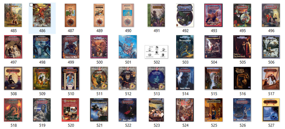 Huge D & D Mixed 3 Version Collection Books Module's User Guide 550+ PDF