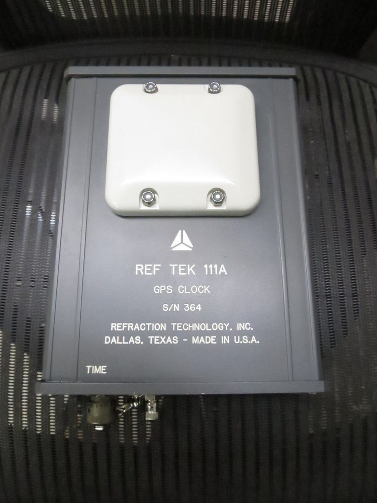 REF TEK 111A GPS CLOCK 8/N 364 REFRACTION TECHNOLOGY INC REFTEK