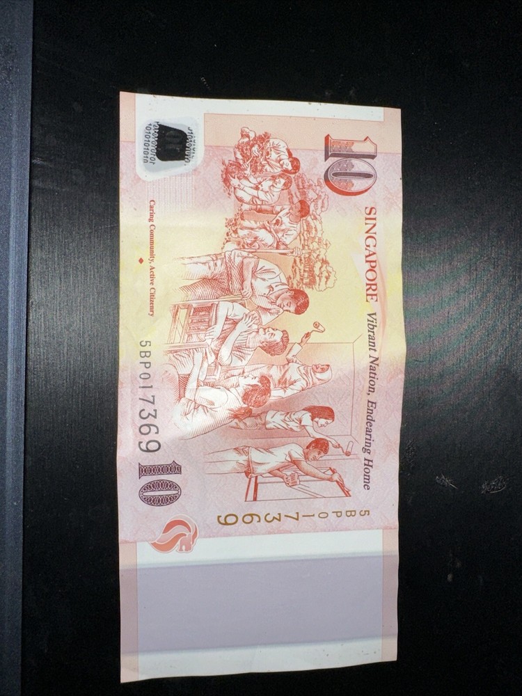 Singapore 10 Dollars 2015