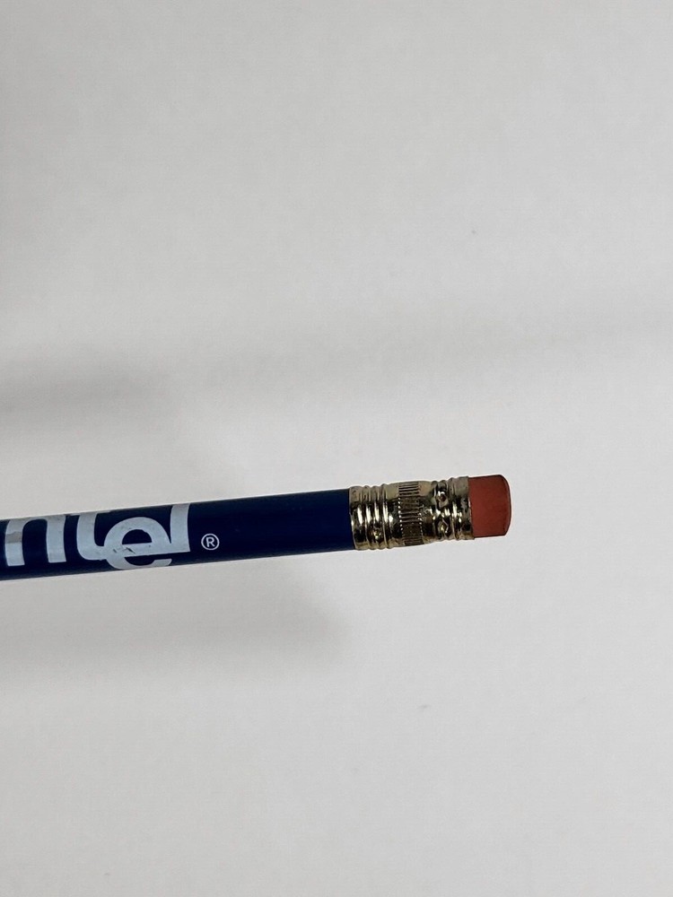 Intel Advertising Pencil Vintage 1990s Unused IT Computers Y2K