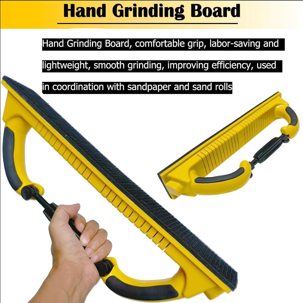 2-3/4"x15-3/4"Adjustable Radius Flex Longboard Hand Sanding File Block with Hook