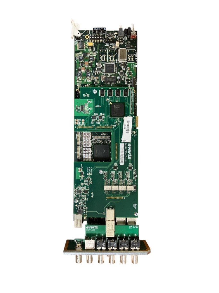 EVERTZ 7746FS-EAES4 SDI Frame Synchronizer W/ Backplane
