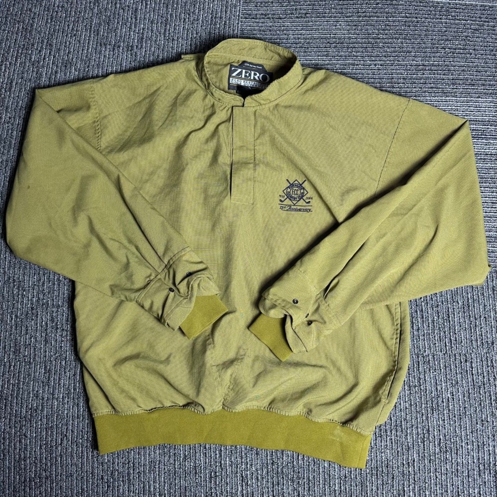 Zero Restriction Golf Outerwear Pullover Windbreaker Forgate Country Club Size M