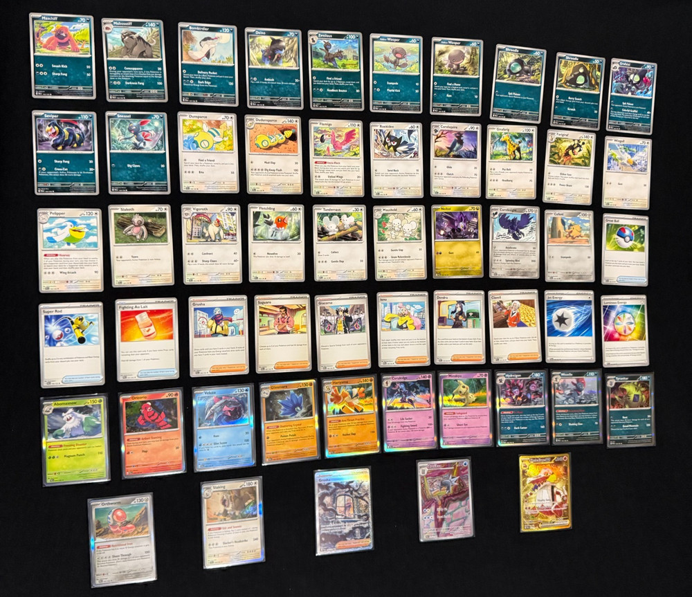 Pokemon TCG Paldea Evolved Partial Complete Set 200 Cards Holos/ Reverse/ Rares