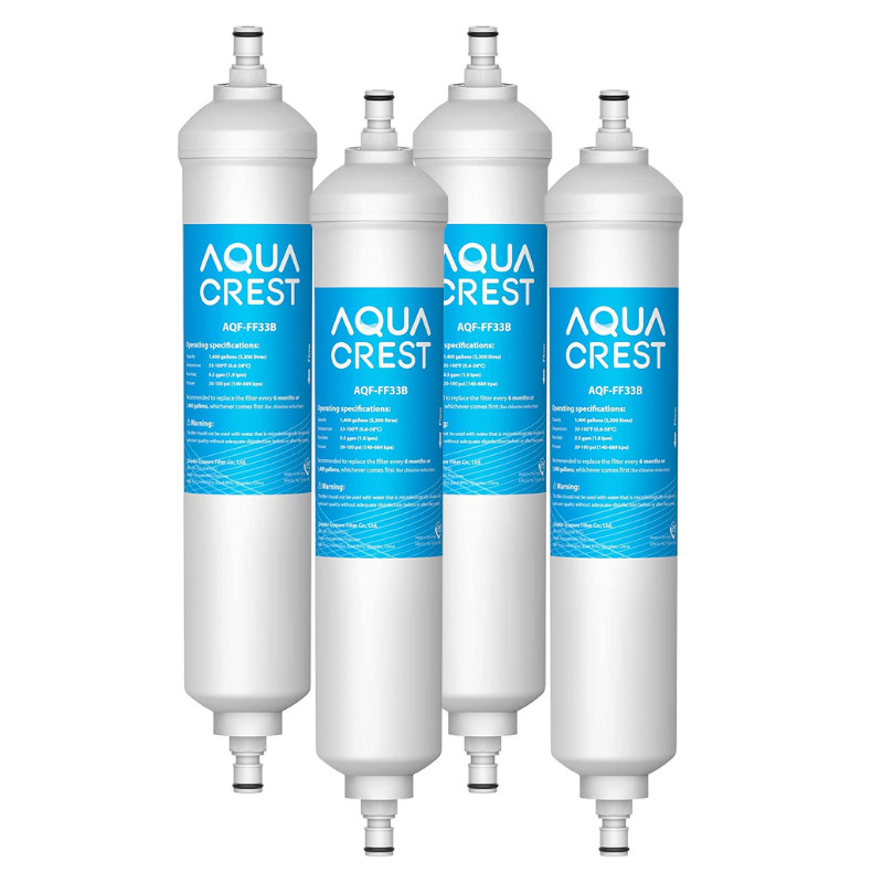 AQUA CREST GXRTQR Inline Water Filter, replacement for GE® GXRTQR, NSF Certified