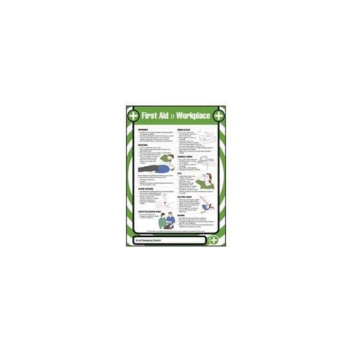 RT10125 Poster 1ST Workplace Help Laminated 55901