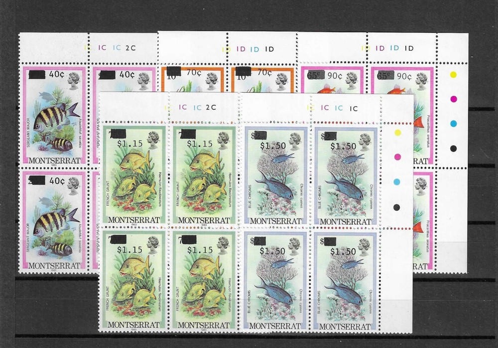 MONTSERRAT 1983 SG 577/581 MNH