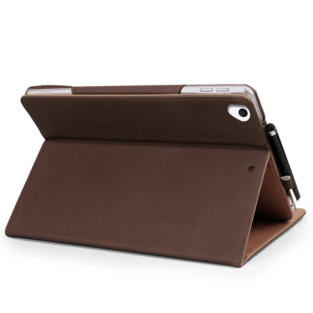 iPad 9th 8th 7th Generation 10.2" Case Leather Stand Cover with Screen Protector