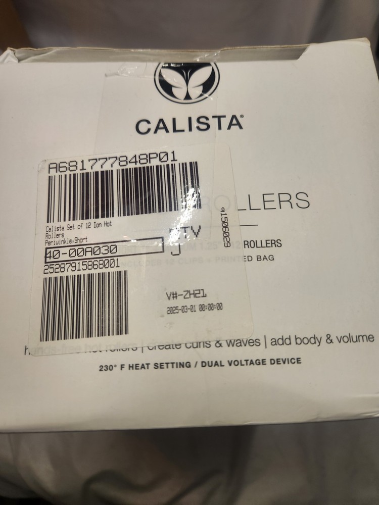 Calista Ion Hot Rollers 12 Rollers/9 Clips