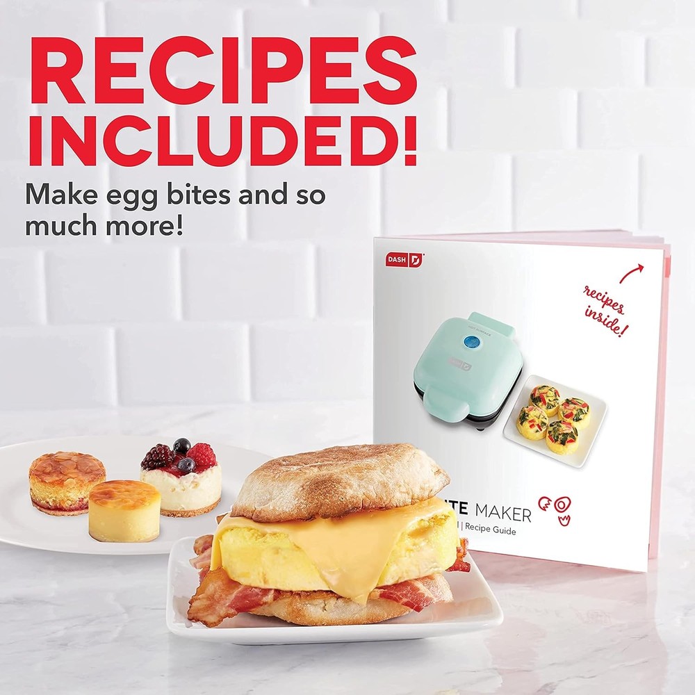 DASH Deluxe Sous Vide Style Egg Bite Maker with (1 large, 4 mini), Black