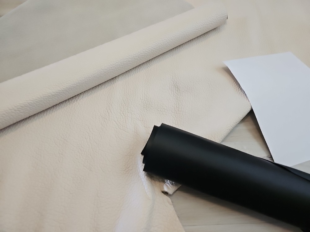 5-6oz BUFFALO IVORY WHITE LEATHER HIDE FLOATER SIDE SHEET,PANEL SOFT 27+sqf SOFT