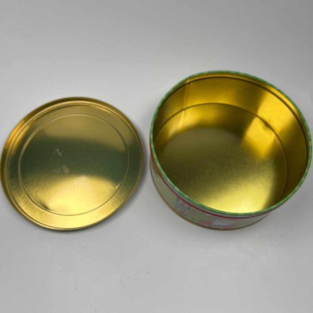 3 lot random sizes Christmas tins pre owned