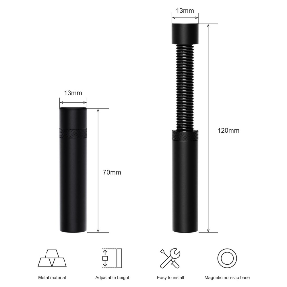 Aivalas GPU Support Bracket, Graphics Video Card Brace with Height Black