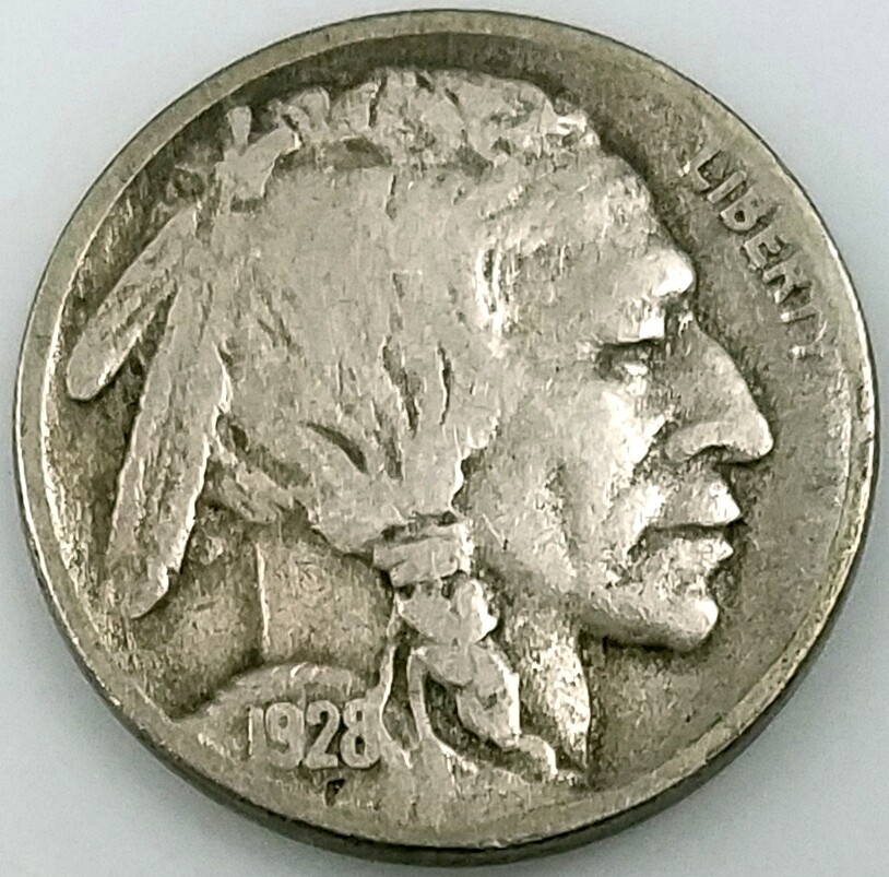 1928 S Buffalo Nickel!