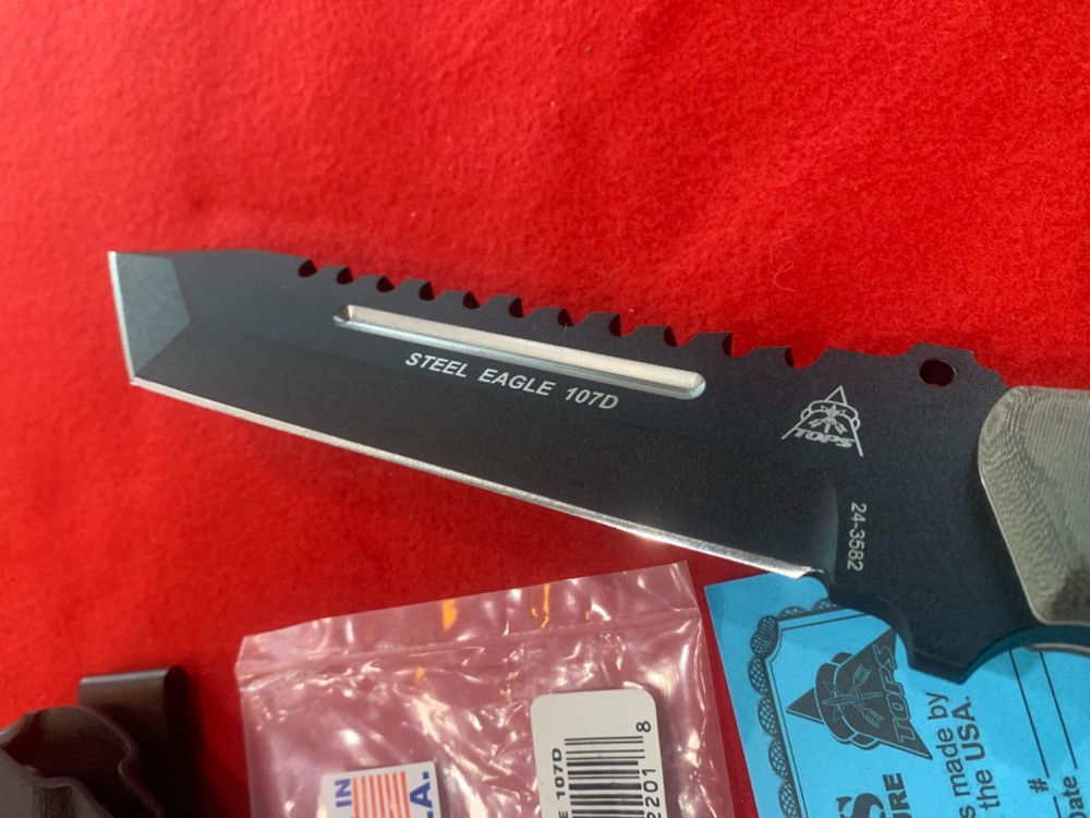 TOPS KNIVES STEEL EAGLE 107D