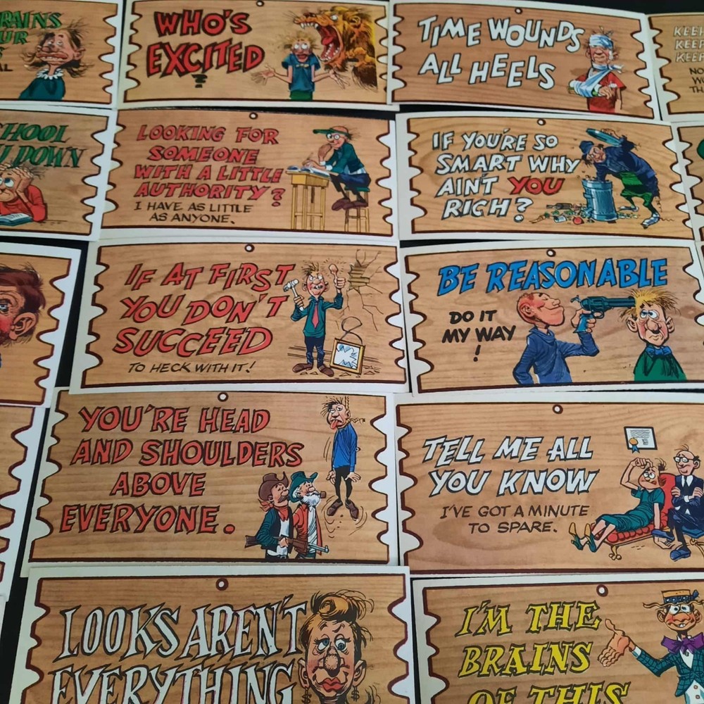 1959 "Wacky Plaks" Cards