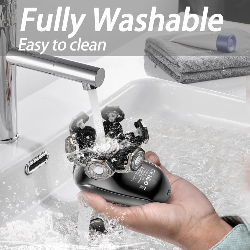 7 Blades Shaver Replacement Head 7D Rotating Blade Mesh Waterproof FAST SHIPPING