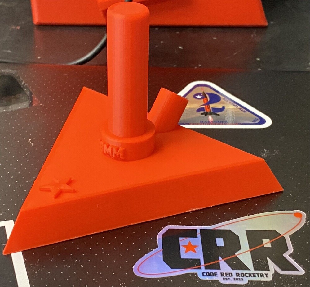 Model Rocket Display Stands-6.5, 13, 18, & 24MM Available! By Code Red Rocketry!
