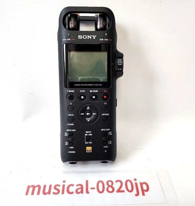 SONY PCM-D10 Linear PCM Recorder High Resolution Rec Playback