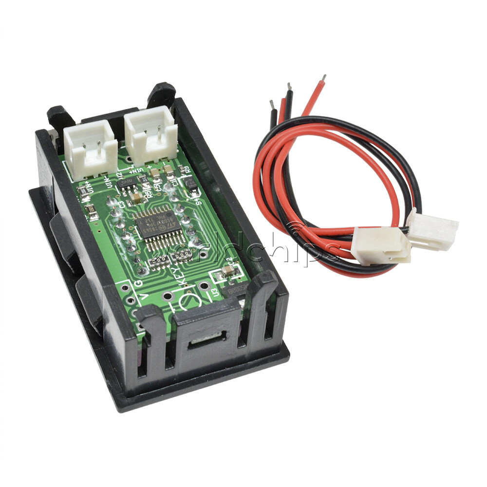 Red LED 5 Digit DC 0-4.3000-33.000V Digital Voltmeter Voltage Meter Car Panel W
