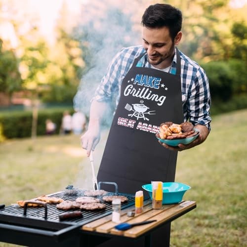 Funny Cooking Aprons for Men, Make Grilling Great Again, Kitchen Grilling