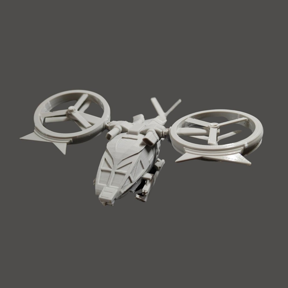 Samson Aerospatial Avatar Helicopter with interior 1:32 Scale DIY model kits