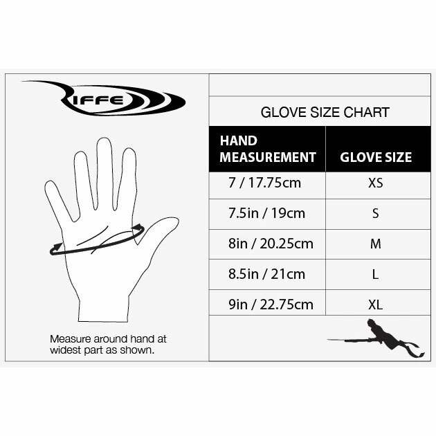 Riffe Vortex Black Amara / Camo Neoprene Gloves