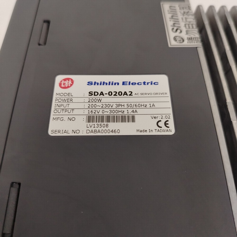 Shihlin Electric SDA-020A2 AC Servo Driver