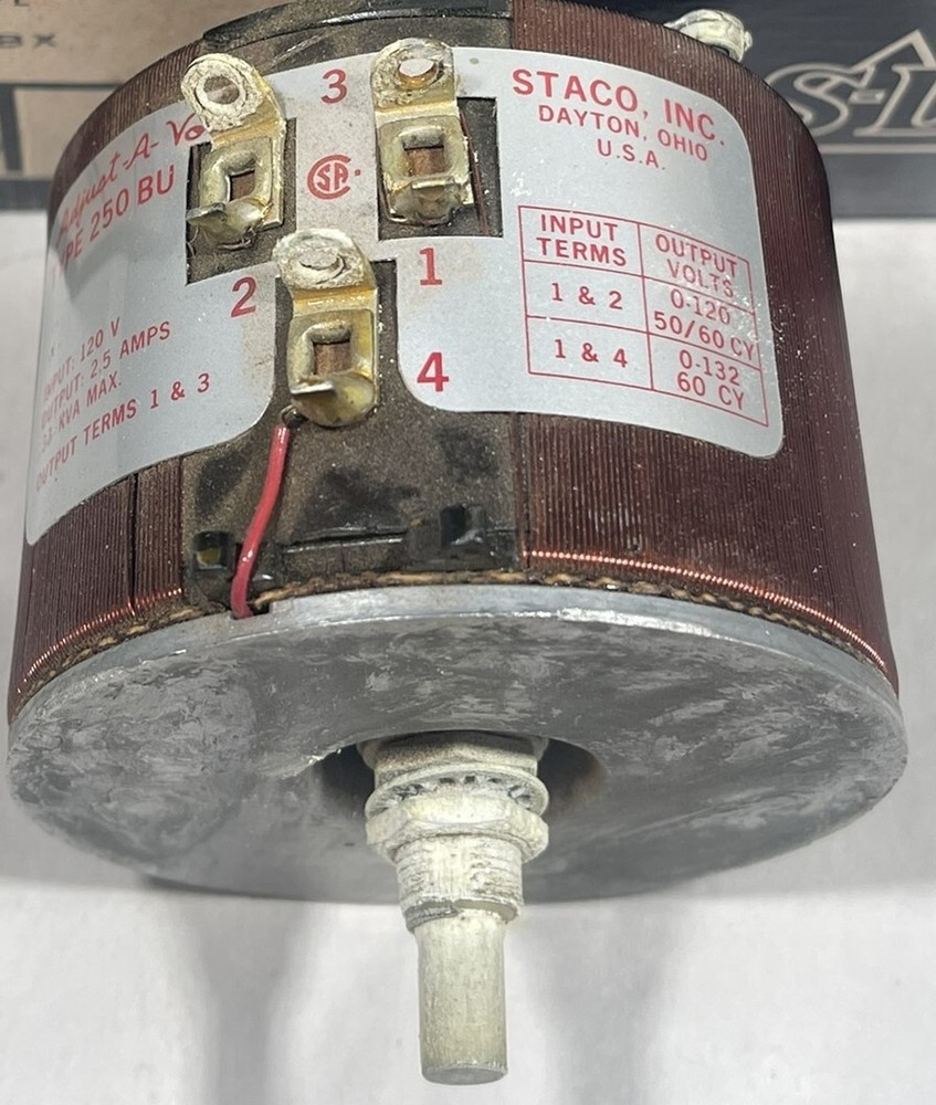 Staco Variable AC Transformer 120V  Tested Verified Adjustable Output