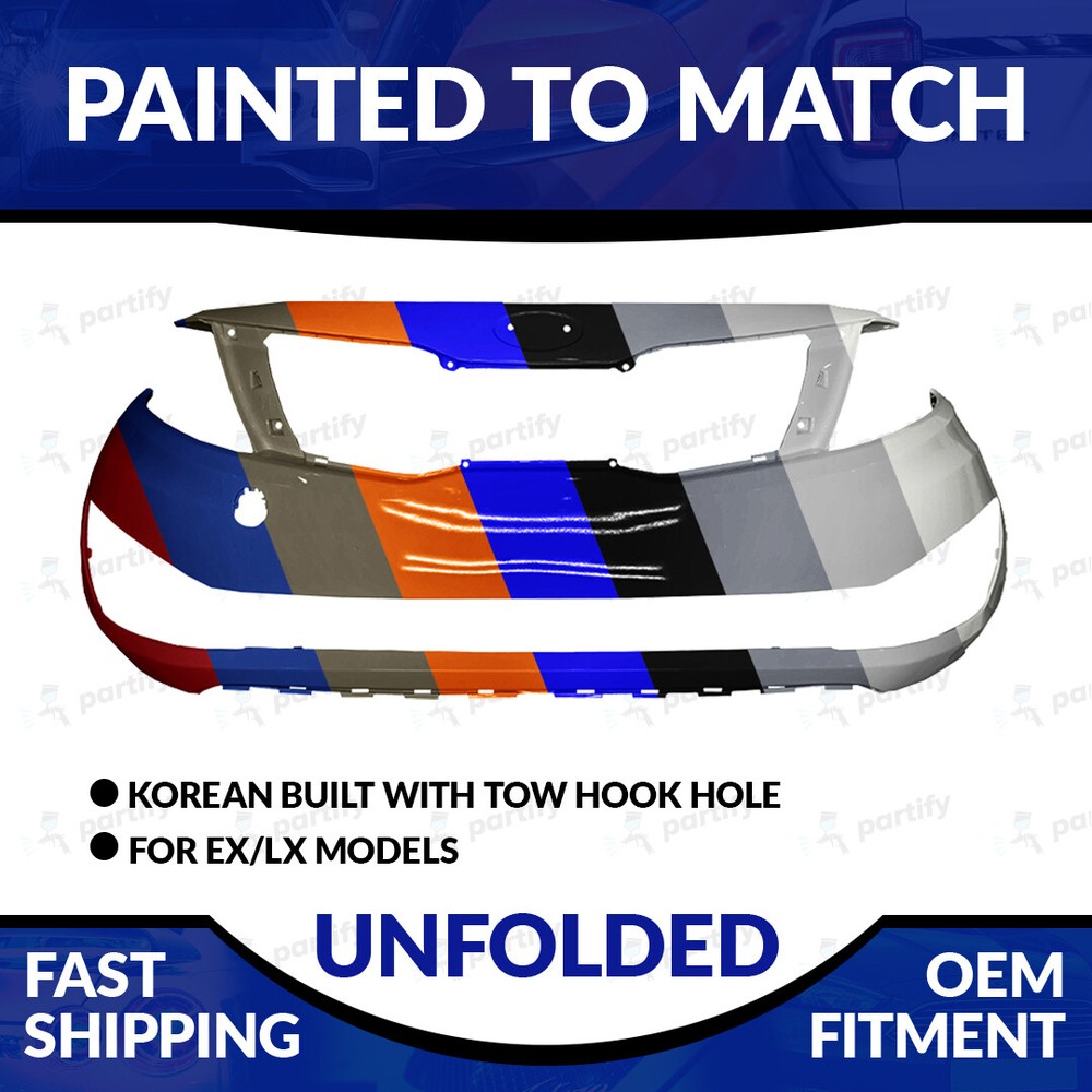 NEW Painted To Match 2011 KIA Optima Unfolded Front Bumper