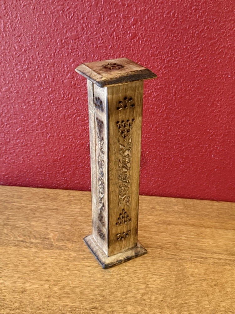 Incense Stick Holder Tower Wooden