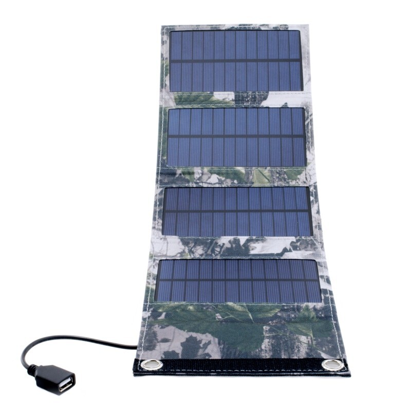 Solar Panel 6W, USB 5V, 1.2A, ES-4