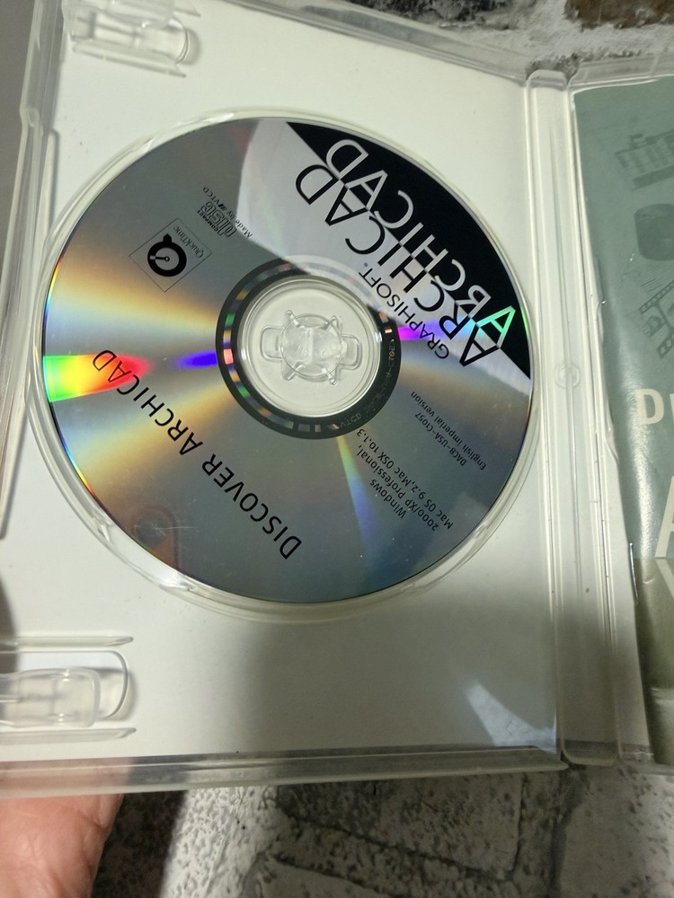 DISCOVER GraphiSoft ArchiCAD 8 TUTORIAL+DEMO RARE/VHTF Windows/MAC CD-ROM Englis