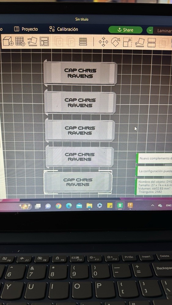 DYE DAM MAGS NAME TAG