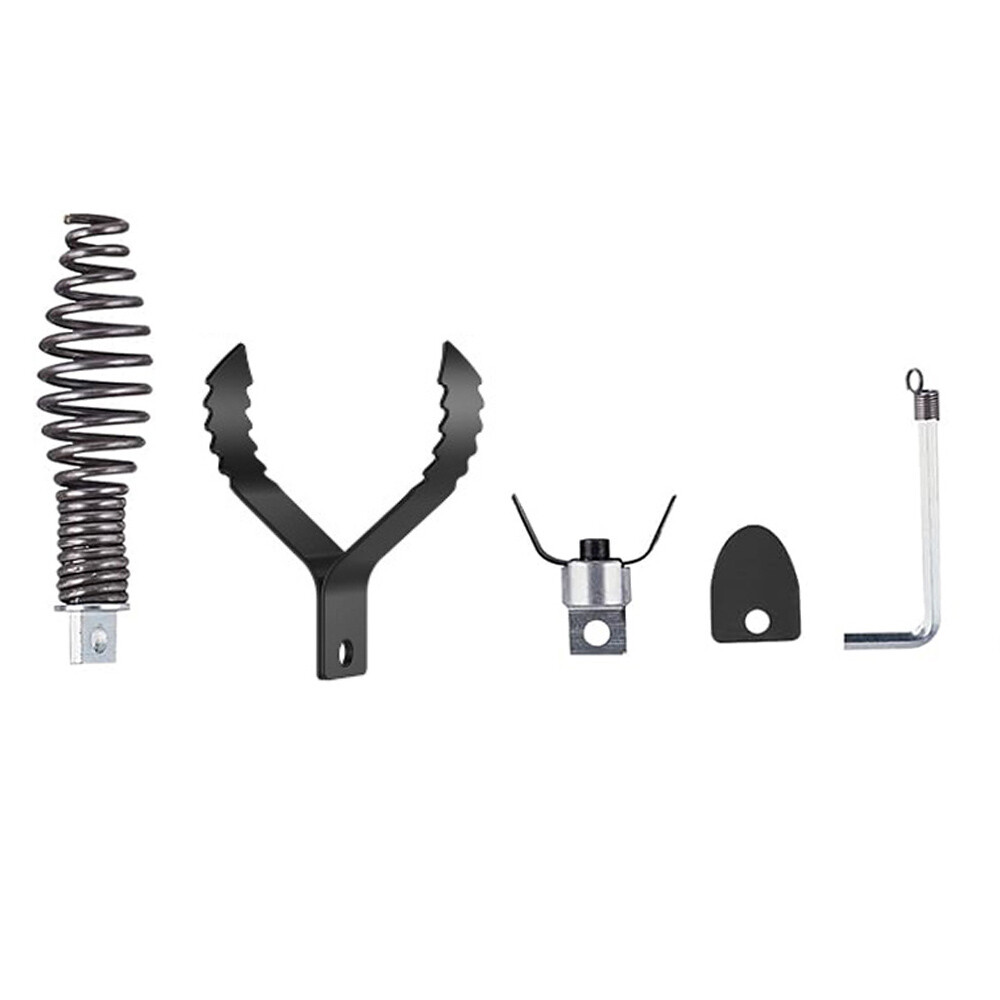4- Piece Set SEWER SNAKE AUGER BITS DRAIN CLEANER BITS CUTTERS Pipe Tools Kit ↲