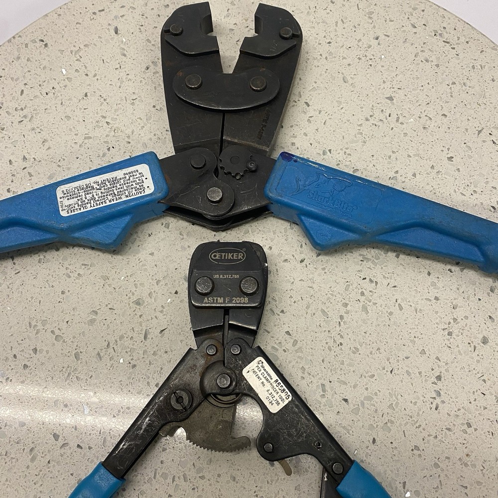 Sharkbite Tools 3/8”-1” PEX Crimp Tool And PEX Clamppincer Tool