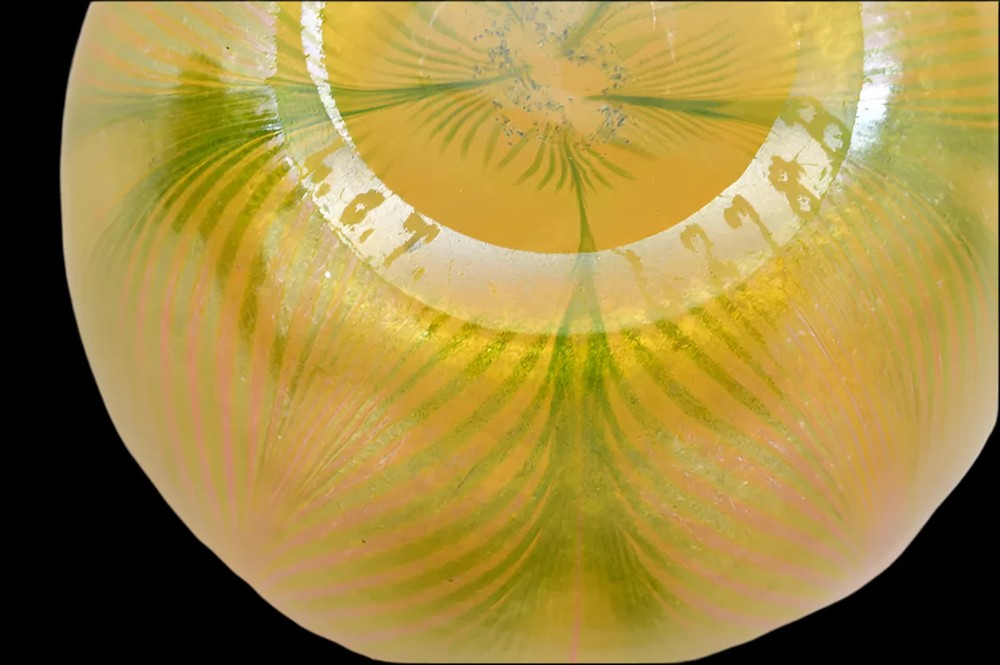 Tiffany Studios "Pulled Feather" Vase