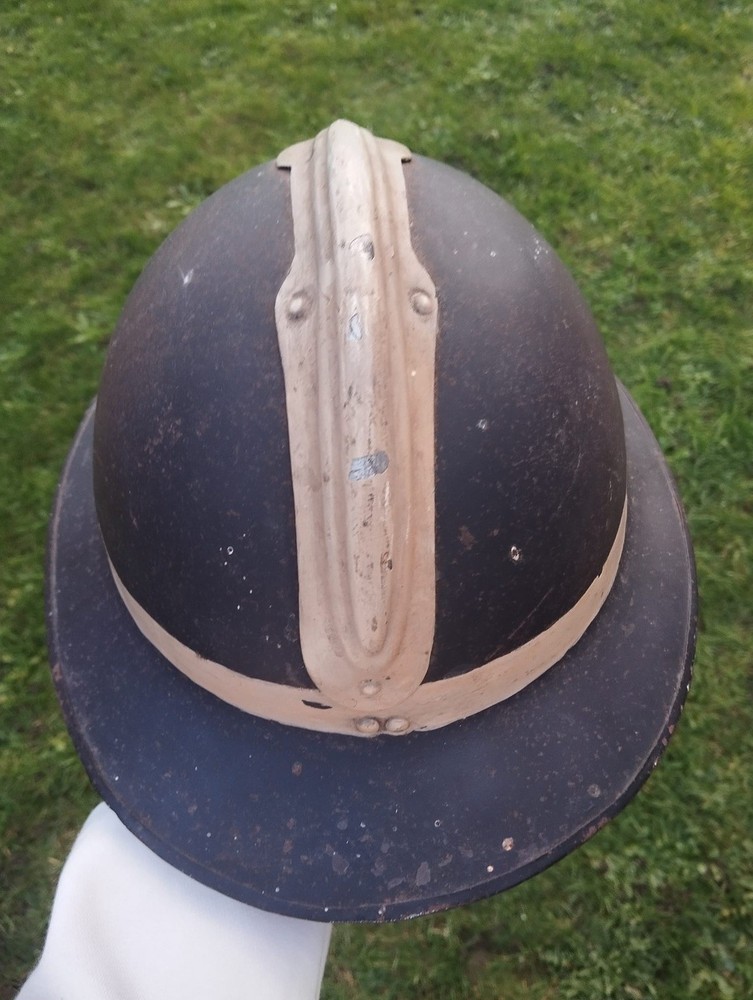 WW11 Belgium Firefighters Adrian Pattern Helmet with Liner