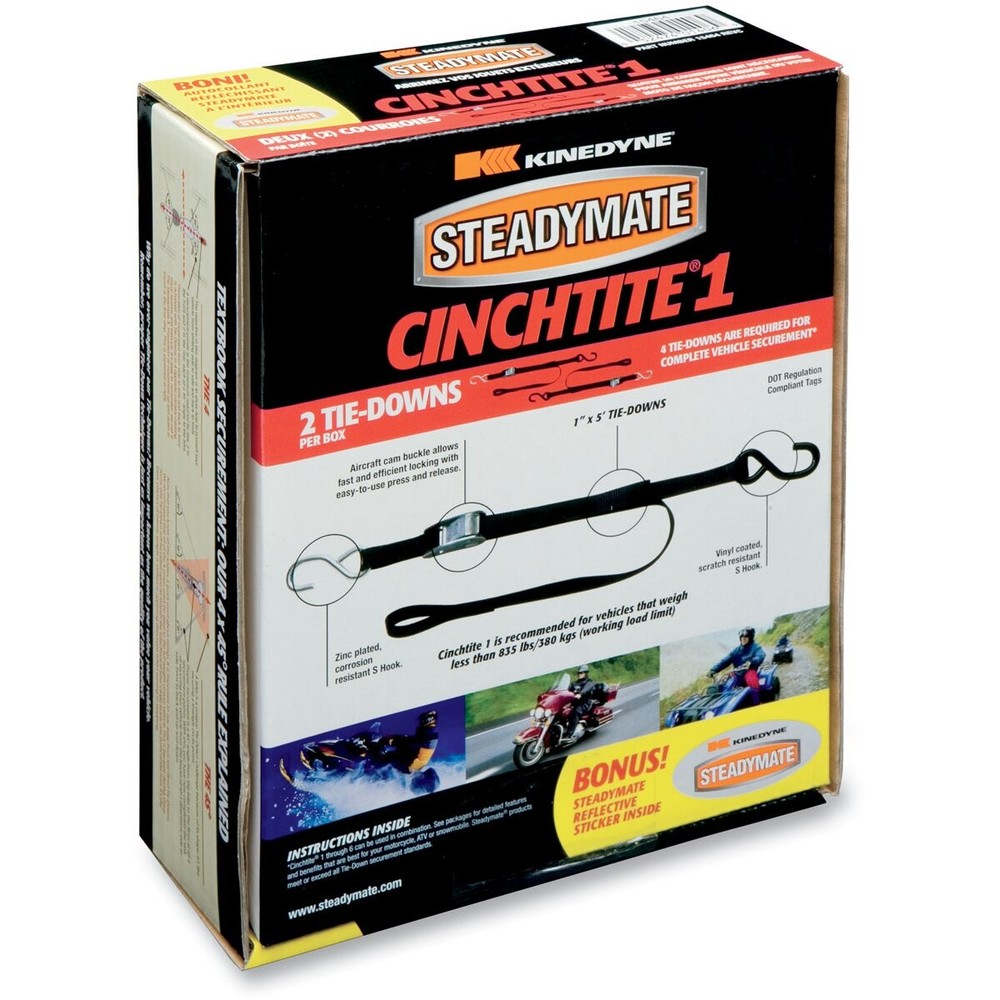 Steadymate Cinchtite 1 1 in. x 5 ft. Tie Downs - 15464