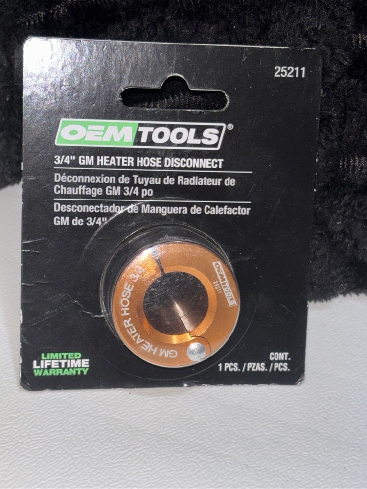 OEM TOOLS 25211 3/4 GM Heater Hose Disconnect Tool NEW
