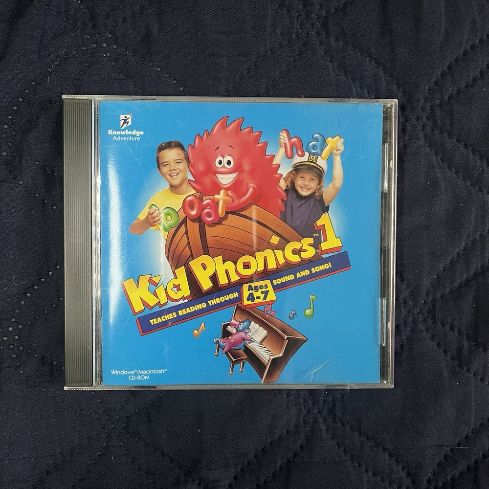 Kid Phonics 1 ages 4-7 windows/mac CD-ROM