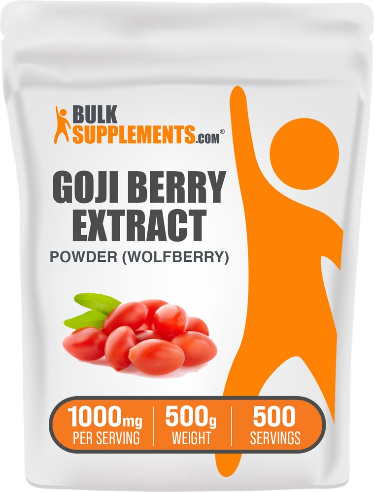 BulkSupplements Wolfberry Extract (Goji Berry) Powder - 1g Per Serving