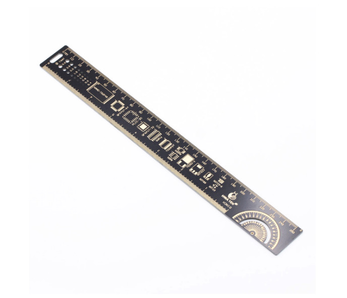 2pcs Multi functional engineering ruler 25cm PCB design PCB ruler PCB protractor