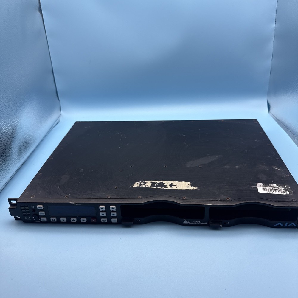 AJA Ki Pro Rack Video Recorder & Player – No Storage Module And No Adapters