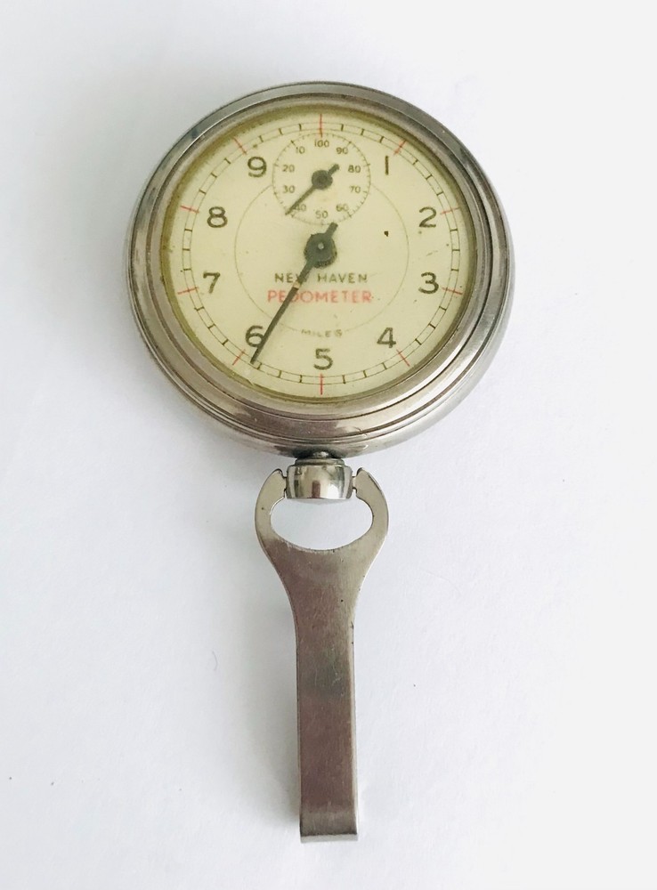 Vintage New Haven Pedometer Made In USA Untested
