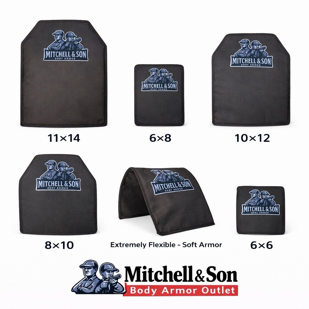Bulletproof Body Armor FlexGuard™ IIIA – Soft Armor Panel 11x14 (single) ￼