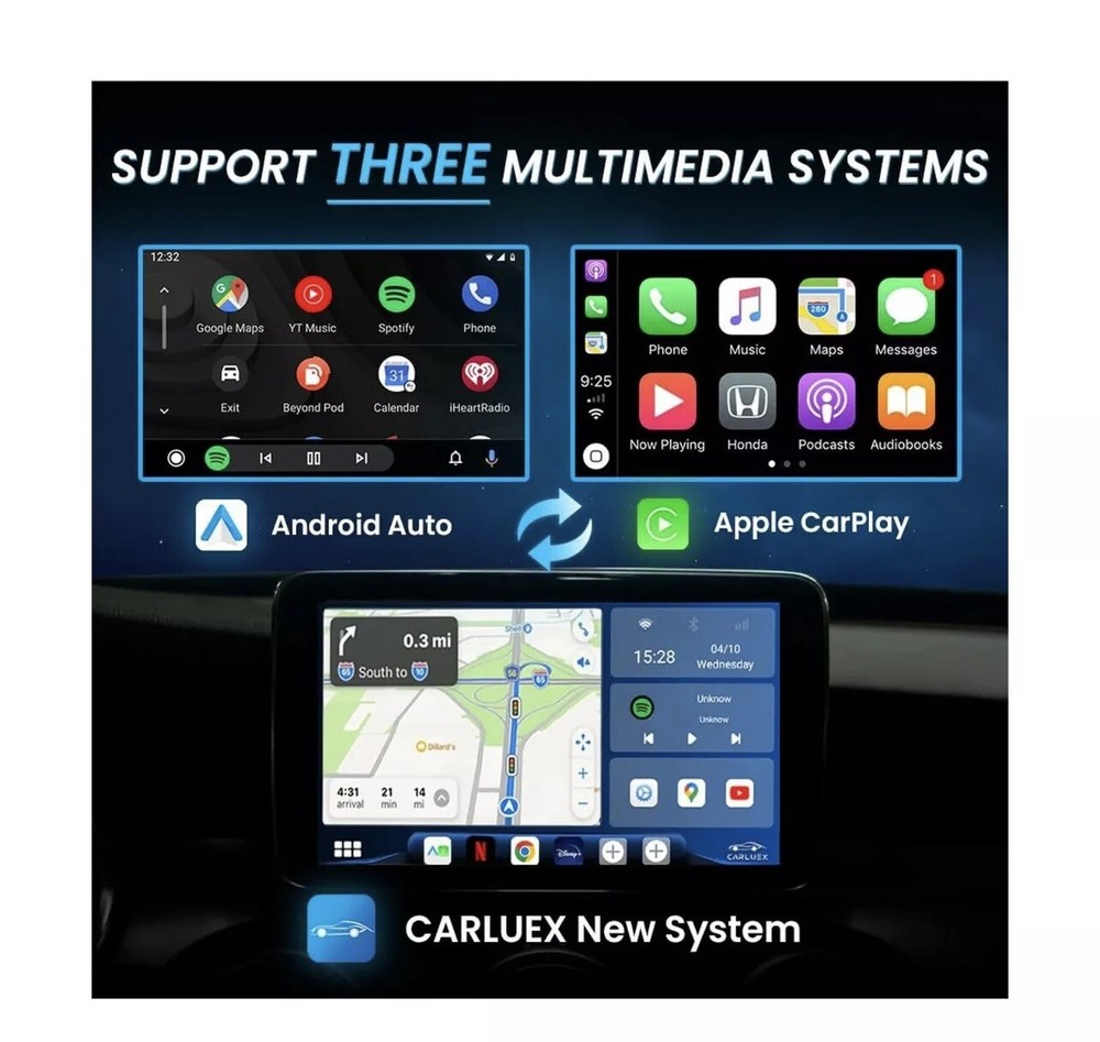 Pro + Wireless Car Play Android Auto Adopter 8 Core Android YouTube Netflix